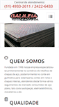 Mobile Screenshot of galileiaretalhos.com.br