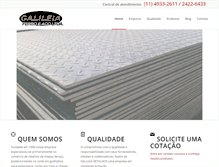 Tablet Screenshot of galileiaretalhos.com.br